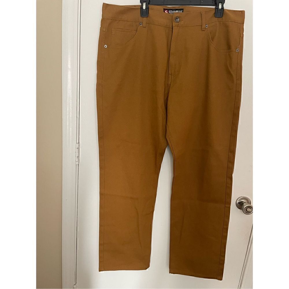 Vintage Southpole Authentic Collection Men’s Carpenter Jeans Brown SZ 40/32 Y2K